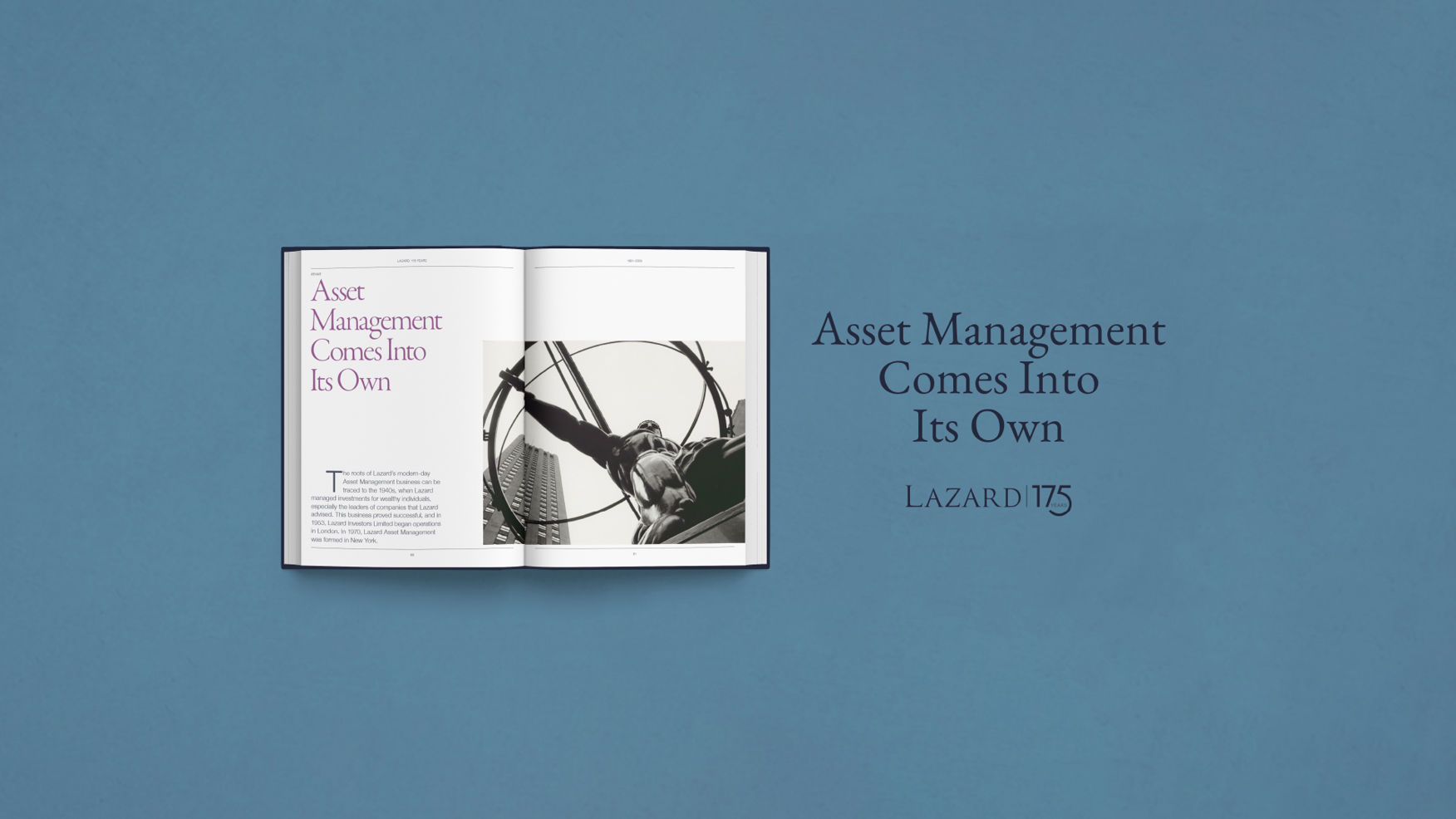 Lazard 175 Asset Management Comes Into Its Own Lazard